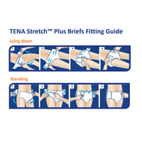 Load image into Gallery viewer, Essity HMS North America Inc Incontinence Brief TENA Stretch Plus Adult Medium / Regular Unisex Disposable - American Hospital Supply
