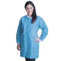 Load image into Gallery viewer, FitMe™ Lab Coat 3 - Layer SMS Disposable - American Hospital Supply
