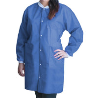 Load image into Gallery viewer, FitMe™ Lab Coat 3 - Layer SMS Disposable - American Hospital Supply
