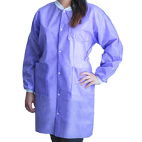 Load image into Gallery viewer, FitMe™ Lab Coat 3 - Layer SMS Disposable - American Hospital Supply

