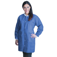 Load image into Gallery viewer, FitMe™ Lab Coat 3 - Layer SMS Disposable - American Hospital Supply

