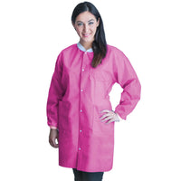 Load image into Gallery viewer, FitMe™ Lab Coat 3 - Layer SMS Disposable - American Hospital Supply
