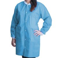 Load image into Gallery viewer, FitMe™ Lab Coat 3 - Layer SMS Disposable - American Hospital Supply
