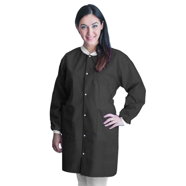 FitMe™ Lab Coat 3 - Layer SMS Disposable - American Hospital Supply