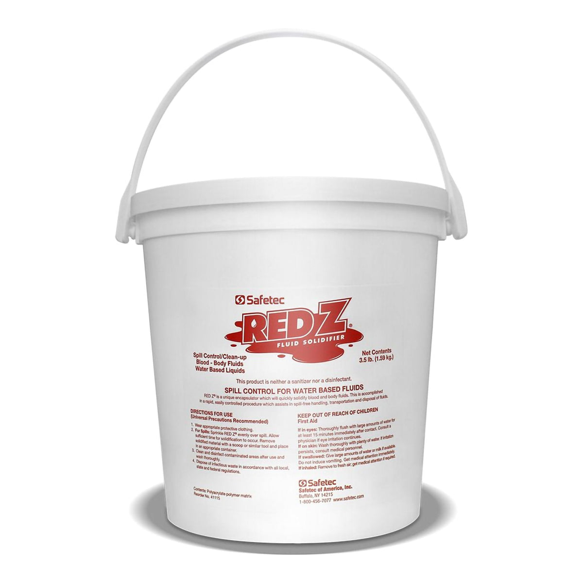 Fluid Solidifier Red Z® 56,000 cc Pail 3.5 lb. - American Hospital Supply