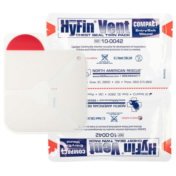 HyFin® Vent Compact Chest Seal Twin Pack - American Hospital Supply