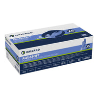 Load image into Gallery viewer, O&amp;M Halyard Inc Aquasoft Nitrile Exam Glove, Extra Small, Blue
