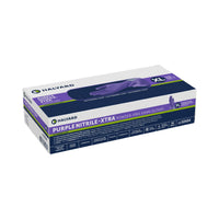Load image into Gallery viewer, O&amp;M Halyard Inc Purple Nitrile-Xtra Extended Cuff Length Exam Glove, Extra Large
