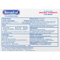 Load image into Gallery viewer, Itch Relief Benadryl 1% Strength Cream 1 oz. Tube - American Hospital Supply
