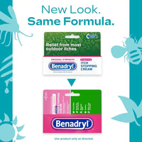 Load image into Gallery viewer, Itch Relief Benadryl 1% Strength Cream 1 oz. Tube - American Hospital Supply
