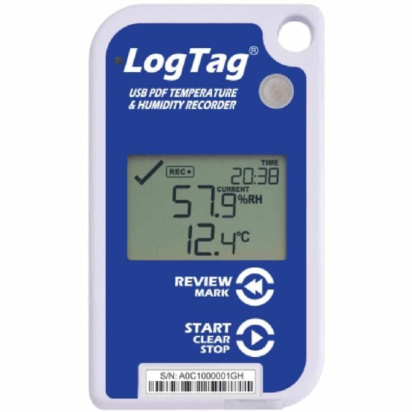 LOGTAG Temperature & Humidity Logger With Display - American Hospital Supply