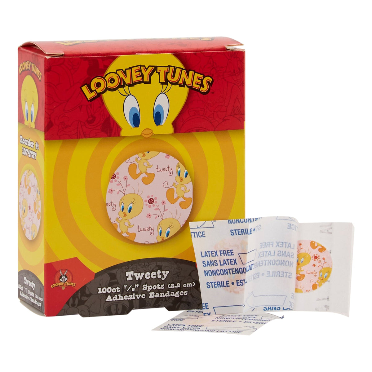 Looney Tunes™ Stat Strip® Adhesive Spot Bandage - American Hospital Supply