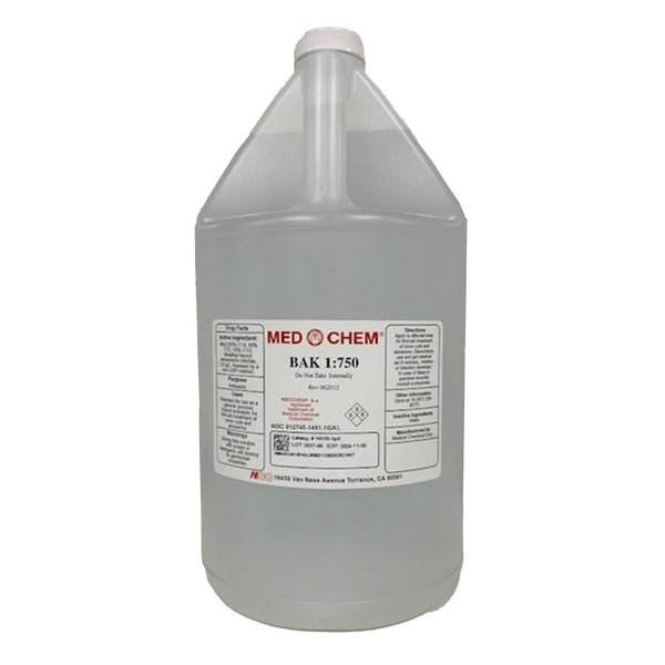 Mckesson Antiseptic Benzalkonium Chloride BAK 1:750 Topical Liquid 1 gal. Bottle - American Hospital Supply