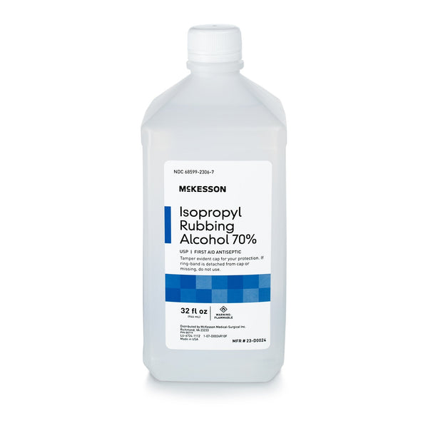 McKesson Antiseptic Isopropyl Alcohol Brand Topical Liquid 32 oz. Bottle - American Hospital Supply