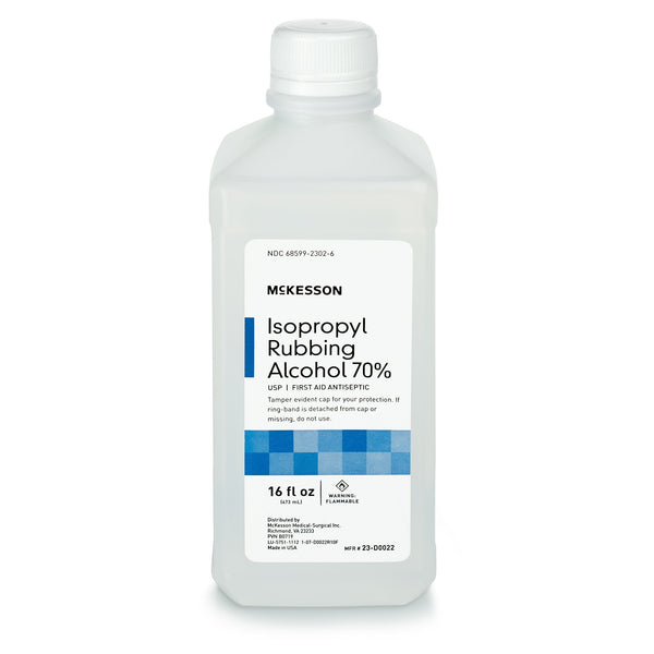 Mckesson Antiseptic Isopropyl Alcohol Topical Liquid 16 oz. Bottle - American Hospital Supply