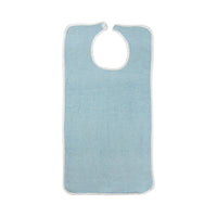 Load image into Gallery viewer, McKesson Bib Hook and Loop Closure Reusable Terry Cloth Blue - American Hospital Supply
