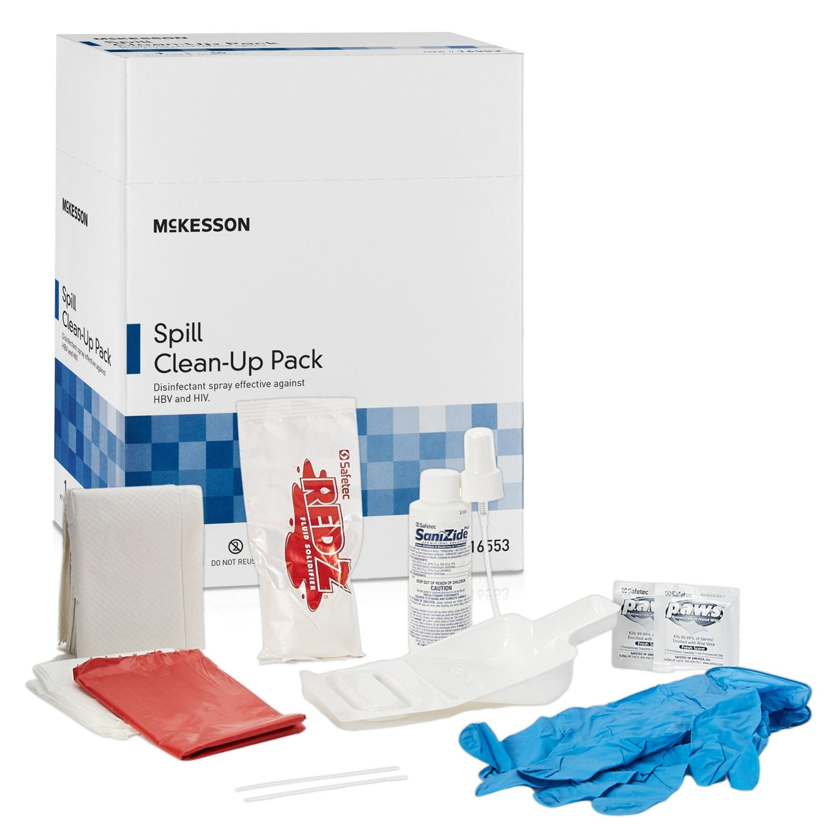 McKesson Bloodborne Pathogen Spill Clean - Up Pack - American Hospital Supply