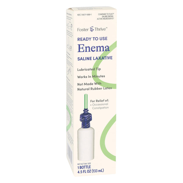 McKesson Enema Foster & Thrive 4.5 oz. 19 Gram - 7 Gram Strength Monobasic Sodium Phosphate - American Hospital Supply