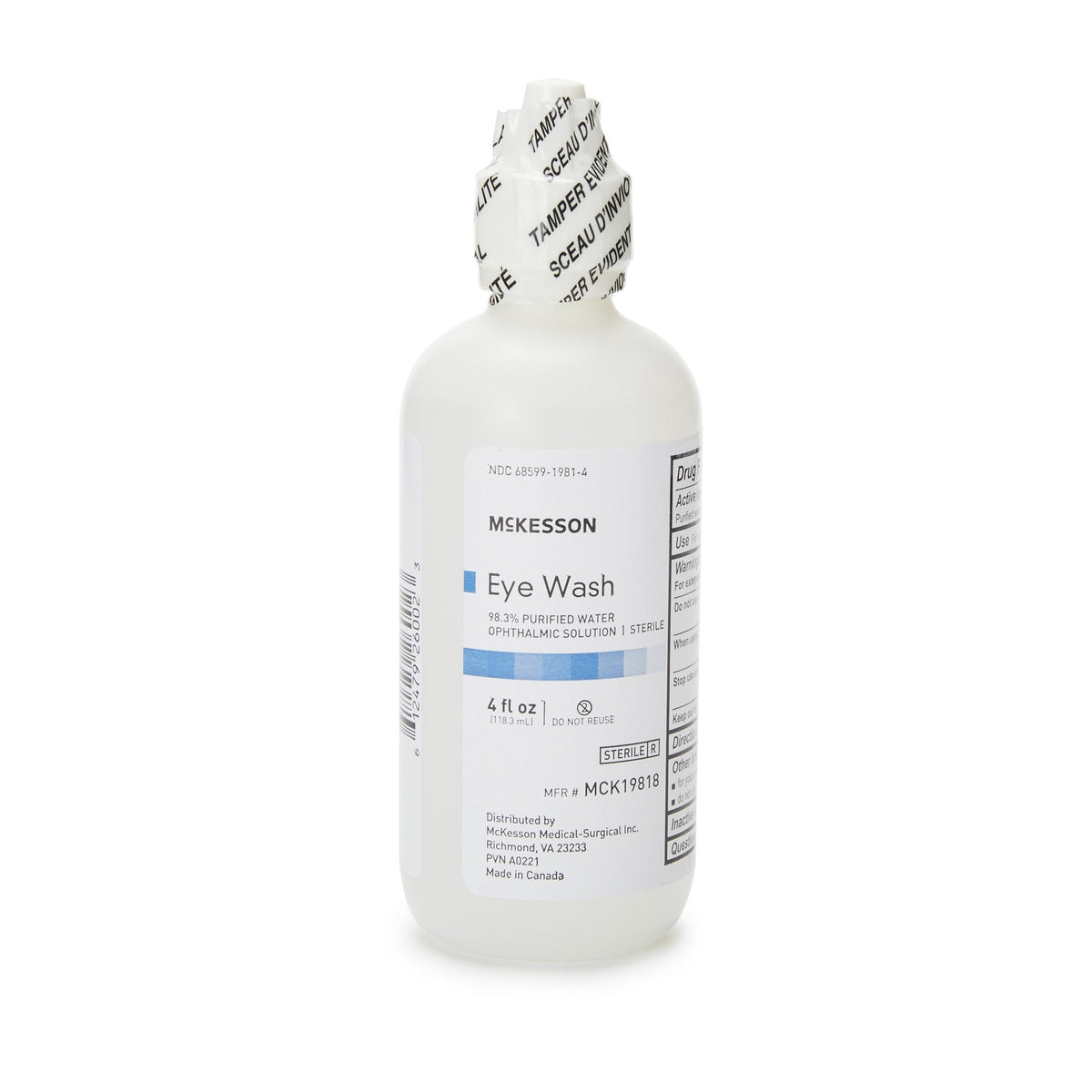 McKesson Eye Wash Solution - American Hospital Supply