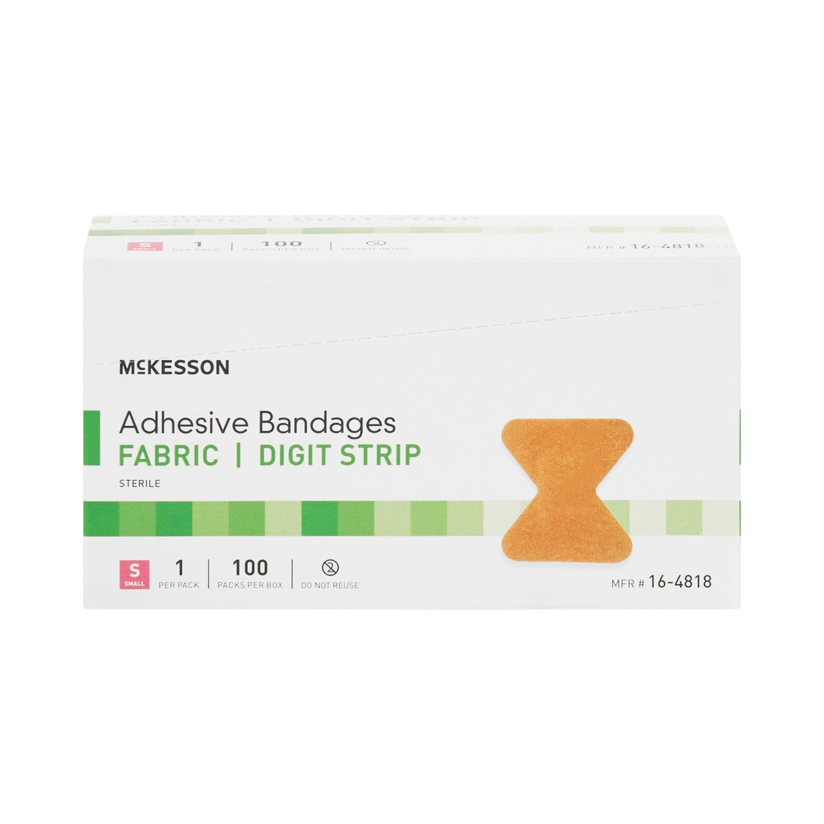 McKesson Fingertip Tan Adhesive Strip - American Hospital Supply