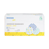 Load image into Gallery viewer, McKesson Kids™ Round Kid Design (Assorted Prints) Adhesive Spot Bandage, 1 Inch - American Hospital Supply
