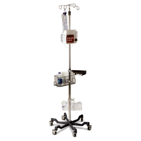 Medline 6 - Leg Heavy - Duty IV Poles and Accessories - American Hospital Supply