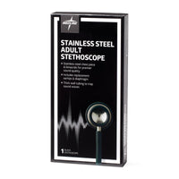 Load image into Gallery viewer, Medline Adult Stainless Steel Stethoscopes - American Hospital Supply
