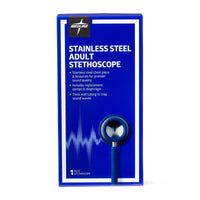 Load image into Gallery viewer, Medline Adult Stainless Steel Stethoscopes - American Hospital Supply
