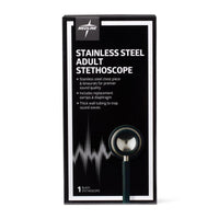 Load image into Gallery viewer, Medline Adult Stainless Steel Stethoscopes - American Hospital Supply

