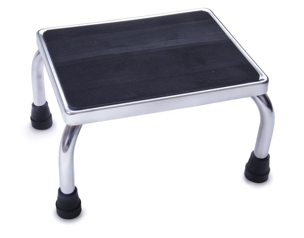 Medline Chrome Footstools with Rubber Mat - American Hospital Supply