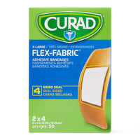 Load image into Gallery viewer, Medline CURAD Flex - Fabric Adhesive Bandages, Extra Large 2" x 4" Strips - American Hospital Supply
