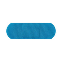 Load image into Gallery viewer, Medline CURAD Food Service Metal-Detectable Blue Fabric Adhesive Bandage, 1" x 3" - American Hospital Supply
