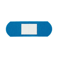 Load image into Gallery viewer, Medline CURAD Food Service Metal-Detectable Blue Fabric Adhesive Bandage, 1" x 3" - American Hospital Supply
