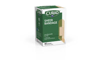 Load image into Gallery viewer, Medline CURAD Sheer Adhesive Bandage, 3/4" x 3", 80/Box - American Hospital Supply
