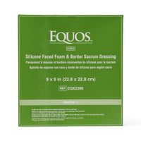 Load image into Gallery viewer, Medline EQUOS 5 - Layer Square Foam Wound Dressings with Silicone Adhesive - American Hospital Supply
