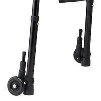 Load image into Gallery viewer, Medline Folding Trigger Walker with 5" Wheels - American Hospital Supply
