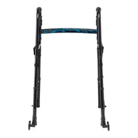 Load image into Gallery viewer, Medline Folding Trigger Walker with 5" Wheels - American Hospital Supply
