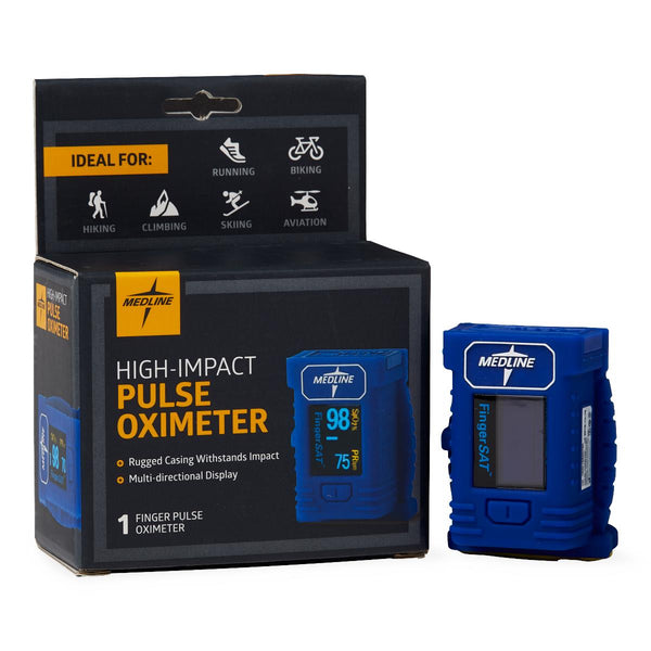 Medline High - Impact Finger Pulse Oximeter - American Hospital Supply