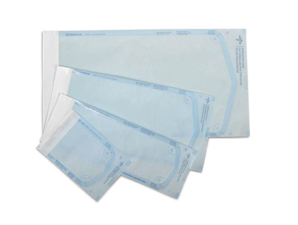 Medline Instrument Sterilization Pouches - 7.5" x 13" - American Hospital Supply