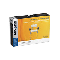 Load image into Gallery viewer, Medline Knockdown Shower Chair With Arms, With Back - American Hospital Supply
