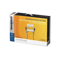 Load image into Gallery viewer, Medline Knockdown Shower Chair With Arms, With Back - American Hospital Supply

