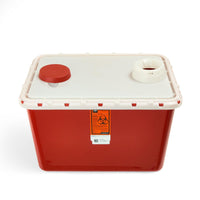Load image into Gallery viewer, Medline Large Biohazard Containers - Red - American Hospital Supply
