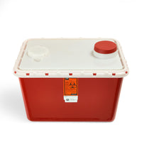 Load image into Gallery viewer, Medline Large Biohazard Containers - Red - American Hospital Supply
