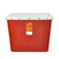 Load image into Gallery viewer, Medline Large Biohazard Containers - Red - American Hospital Supply
