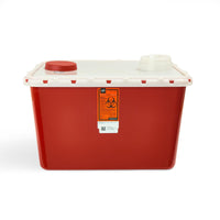 Load image into Gallery viewer, Medline Large Biohazard Containers - Red - American Hospital Supply
