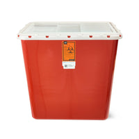 Load image into Gallery viewer, Medline Large Biohazard Containers - Red - American Hospital Supply
