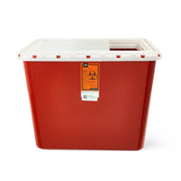 Load image into Gallery viewer, Medline Large Biohazard Containers - Red - American Hospital Supply
