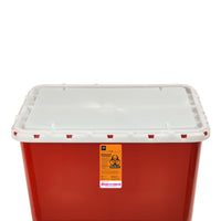 Load image into Gallery viewer, Medline Large Biohazard Containers - Red - American Hospital Supply
