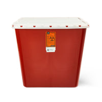 Load image into Gallery viewer, Medline Large Biohazard Containers - Red - American Hospital Supply

