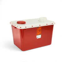 Load image into Gallery viewer, Medline Large Biohazard Containers - Red - American Hospital Supply
